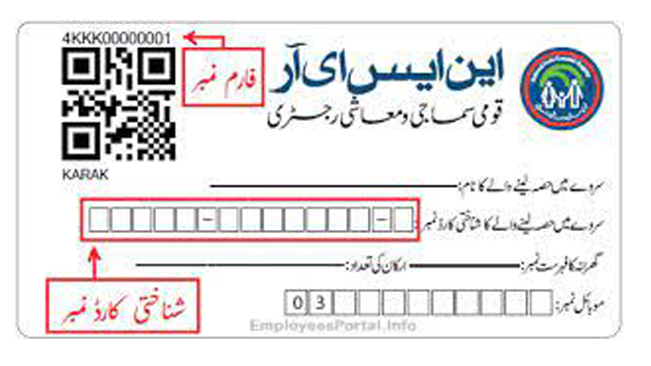 Ehsaas Program Registration 8171 Nadra NSER