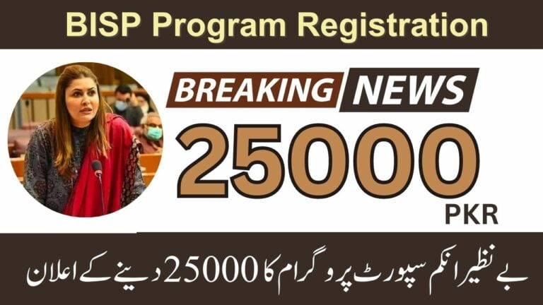 8171 Ehsaas Program 25000 BISP