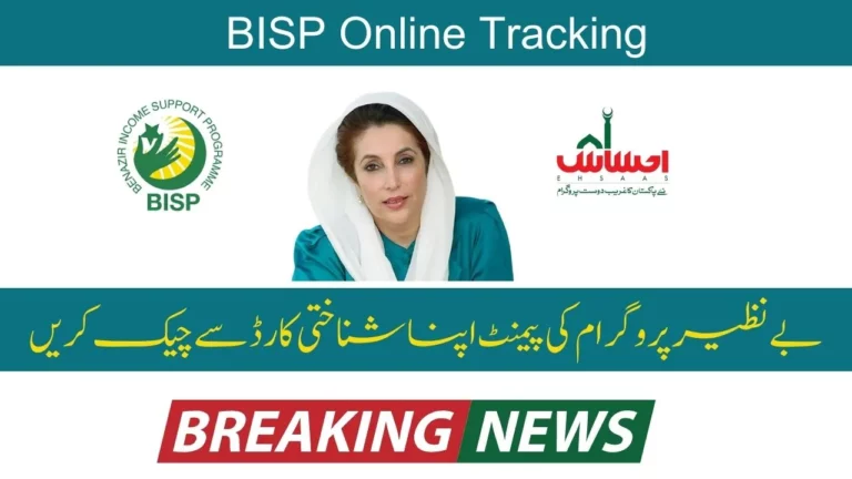 BISP Payment Check By CNIC Through BISP Online Tracking 2023