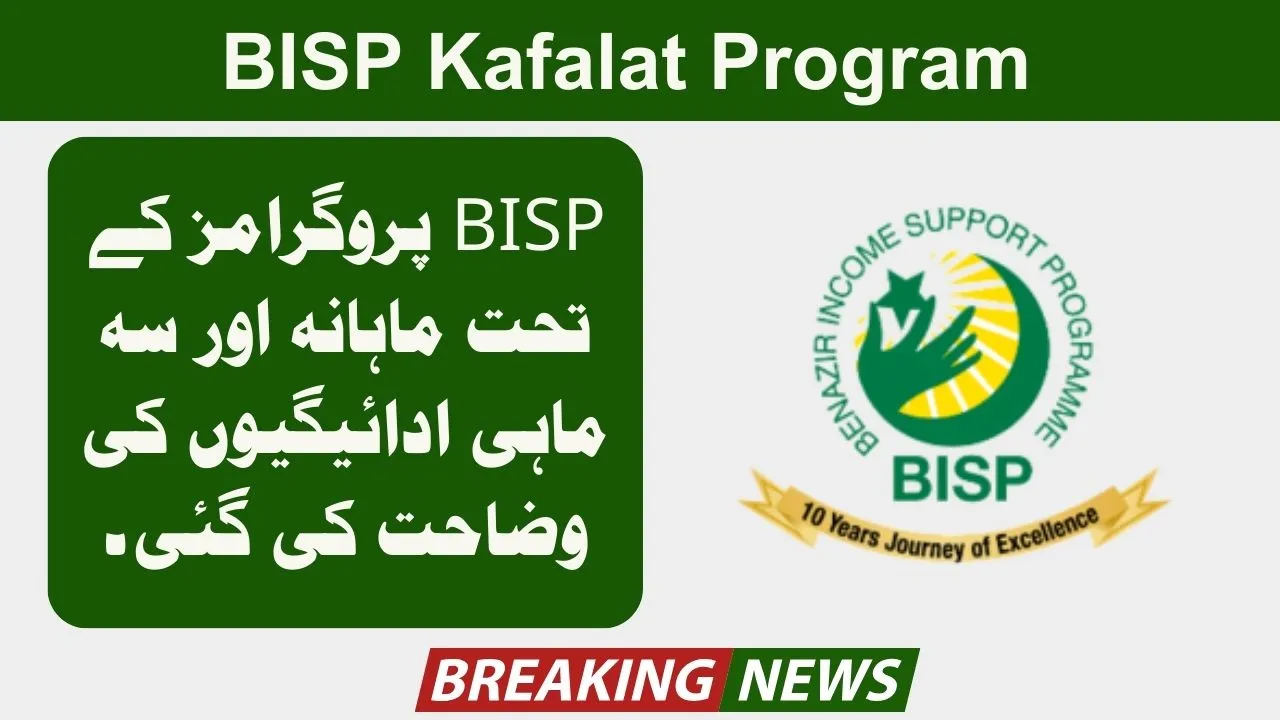 Monthly and Quarterly Payments under BISP Programs Explained