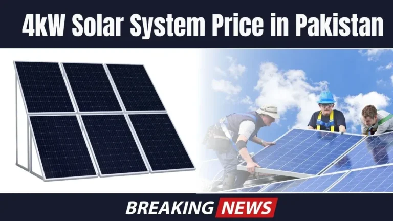 4kW Solar System Price in Pakistan